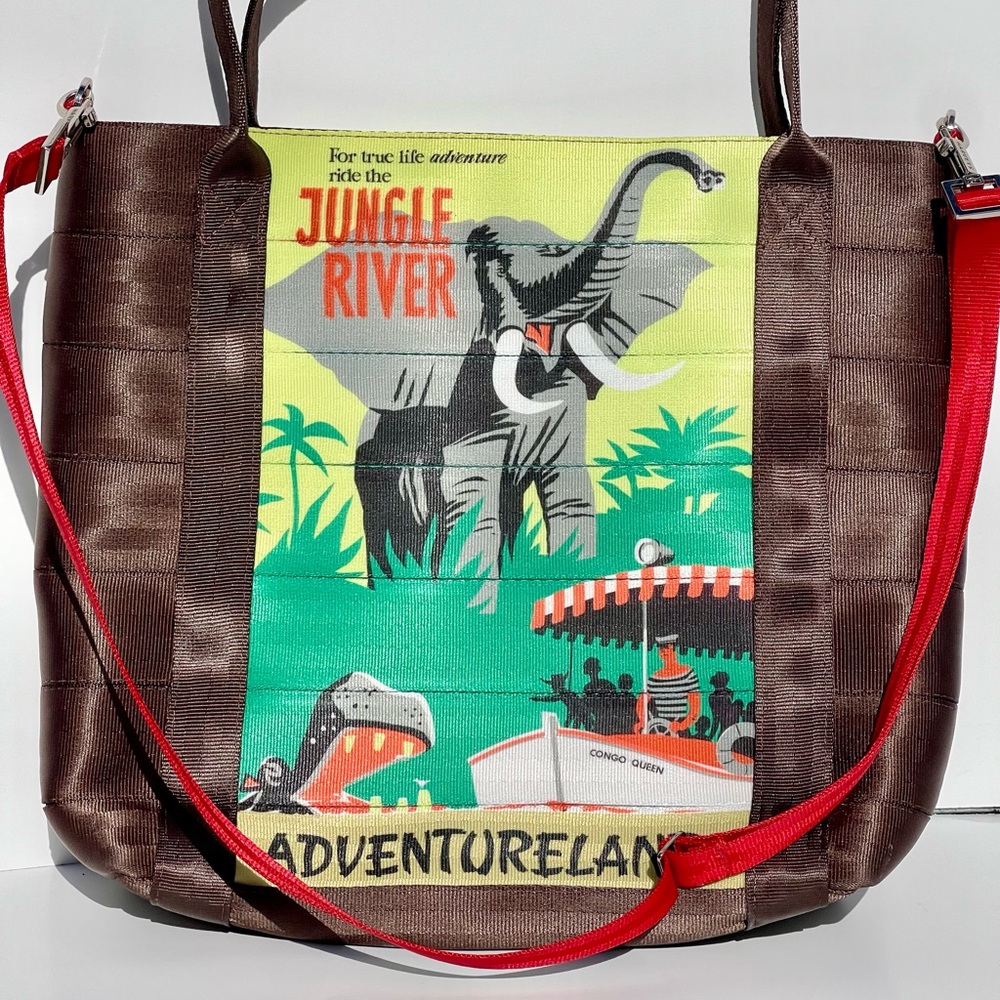 Harveys‎ Disneyland 60th Jungle Cruise Poster Tote Adventureland
